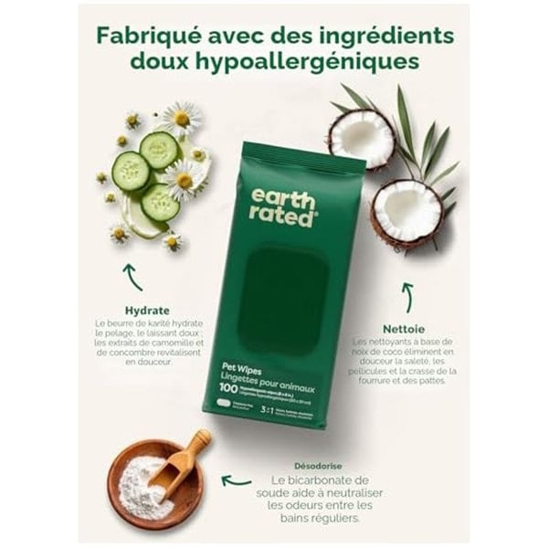 NC Lingetter Earth Rated 100 Enheter