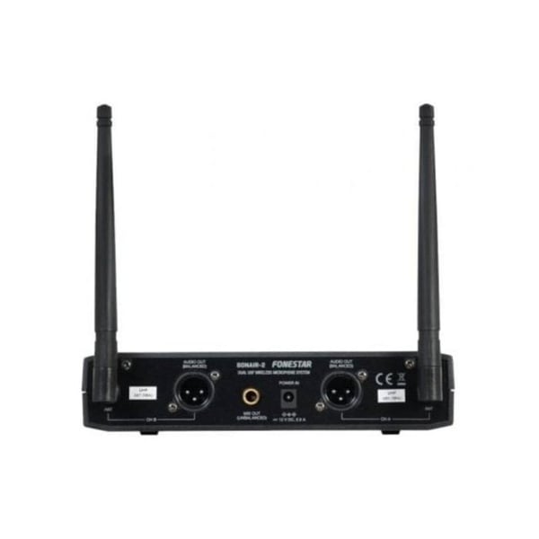 Trådlös dubbelhandmikrofon UHF Fonestar SONAIR-2M - Inkluderar mottagare