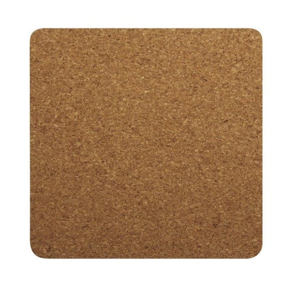 Korkunderlägg fyrkantigt 10cm x4