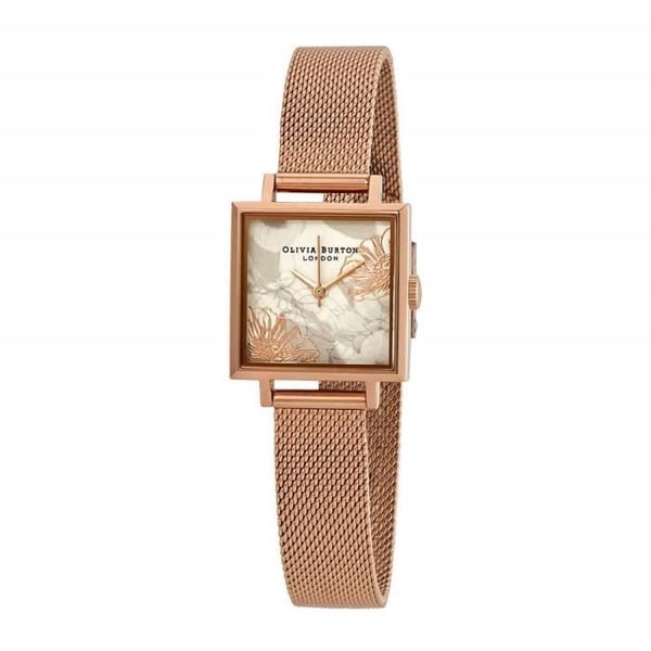 Olivia Burton Damklocka Analog Quartz Med Läderarmband - OB16VM18