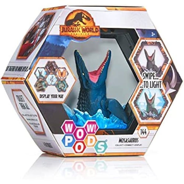 Lysande figur - WOW! STUFF - Mosasaurus - Jurassic Dominion - Officiell produkt - Barnleksak Lysande figur - WOW! STUFF - Mosasaurus - Jurassic Dominion - Officiell produkt - Barnleksak