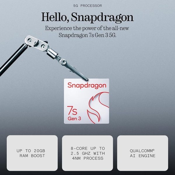 Smartphone - INGENTING - Telefon (3a) - 8Go RAM - 128Go - 5G - AMOLED 6,77"