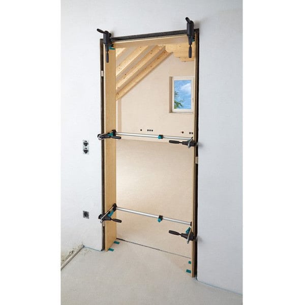 wolfcraft - Pro Door Block Installation Kit - Til døre fra 600 til 1000 mm - 8 stk. - ref. 3676000