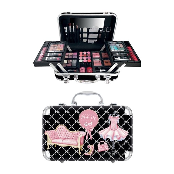 Presentförpackning Makeupväska i Resväskeformat – Fashion 64 delar