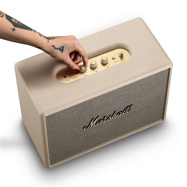 ENCEINTE - MARSHALL - WOBURN 3 - Bluetooth - Grädde - Trådlös