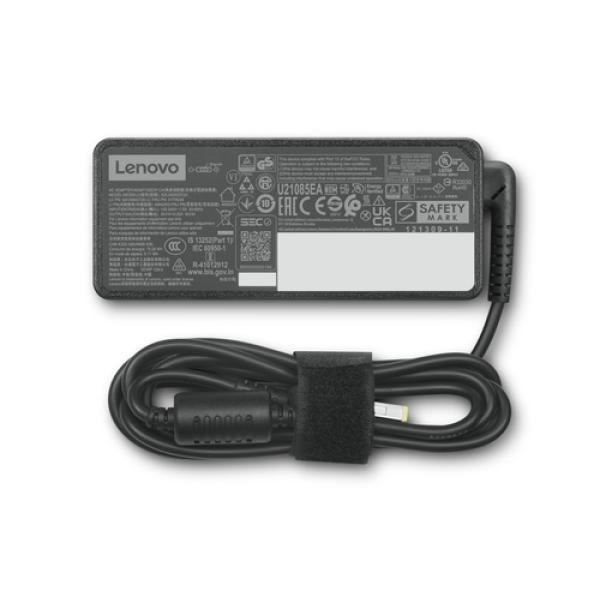 Nätadapter - Lenovo - 4X21J81440 - 65 Watt - AC 100-240 V - Svart - För ThinkCentre M70q Gen 3