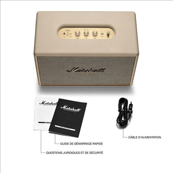 ENCEINTE - MARSHALL - WOBURN 3 - Bluetooth - Grädde - Trådlös