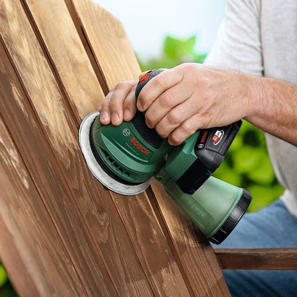 BOSCH trådlös excenterslip - EasyOrbit 18V10 - 125mm - Utan tillbehör