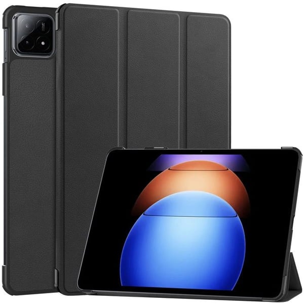 Skyddsfodral - ALZAGUARD - Xiaomi Pad 6S Pro - Syntetisk läder - Inbyggt ställ - Magnetisk stängning