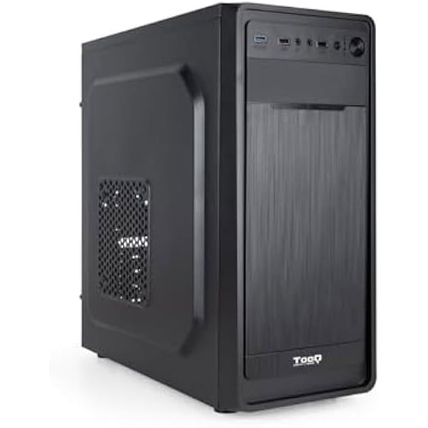 TOOQ TQC-5701U3C-B - ATX/MicroATX/Mini-ITX Semi-Tower Case, 1xUSB 3.0, 2xUSB 2.0, HD Audio, 9 hårddiskfack, stål,