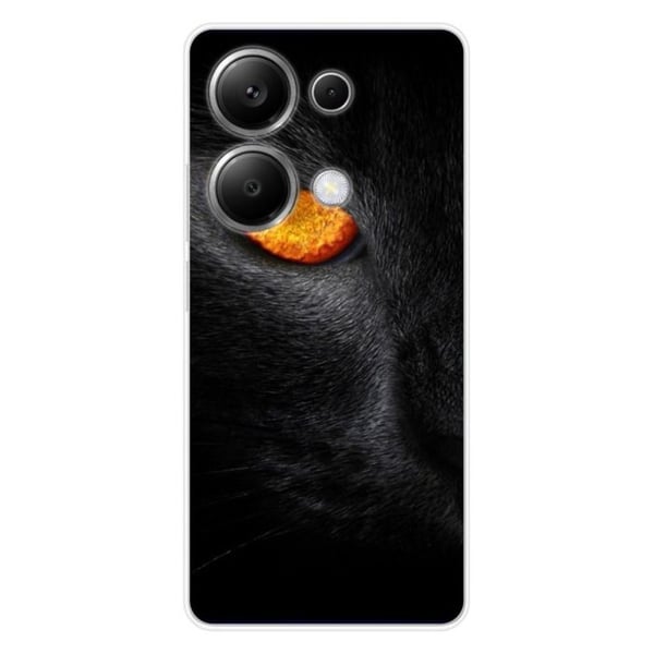 Tryckt silikonfodral kompatibelt med Xiaomi Redmi Note 13 Pro 4G Eye of Panterre