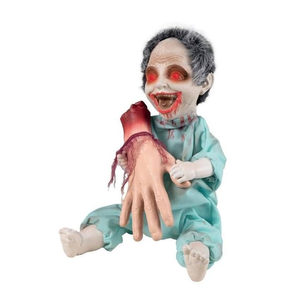 Automatisera - PTIT CLOWN - Zombie Maniaque - 30 cm - Ljud - Ljus - Halloween