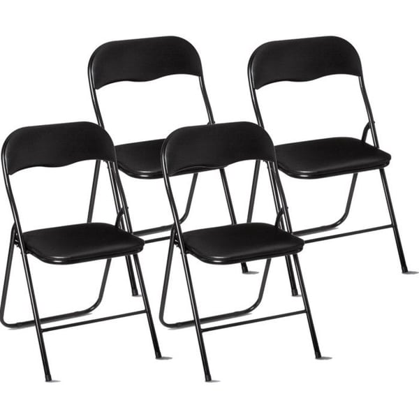 Set med 4 hopfällbara stolar i PVC "Funny" Atmosphera