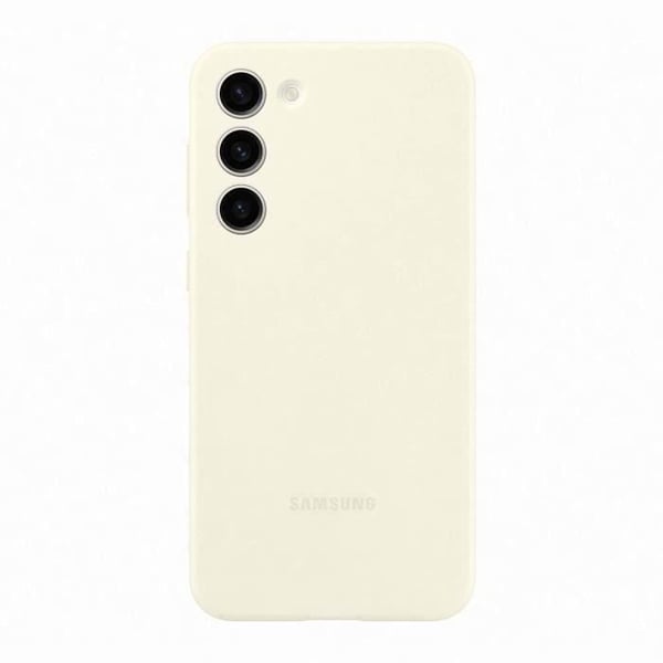 Samsung mobilfodral och skal Silikon S23+ fodral Vit