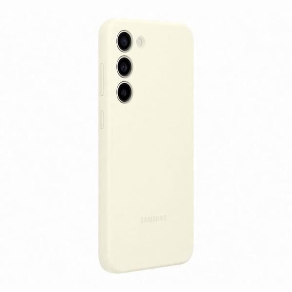 Samsung mobilfodral och skal Silikon S23+ fodral Vit