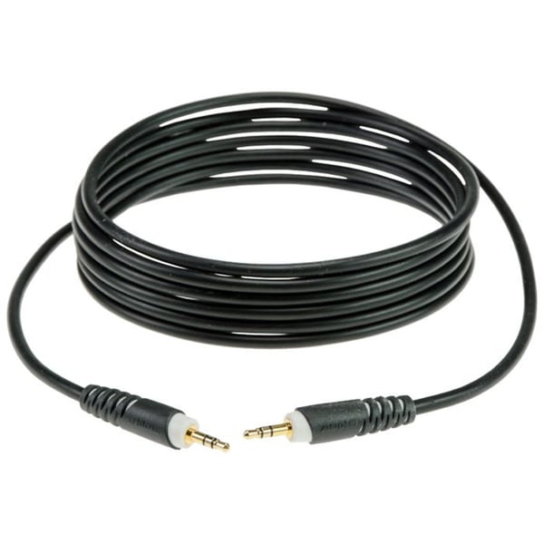Kabel Jack 3,5mm - KLOTZ - AS-MM0300 - 3m - Hane/Hane - Stereo Guldpläterad