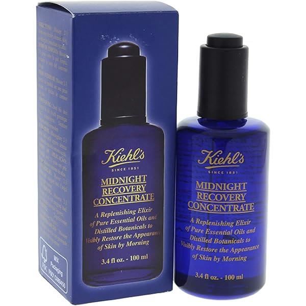 Serum - Kiehl's Midnight Recovery Concentrate - 100 ml - Oljan - Alla hudtyper