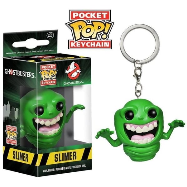 Nyckelring - Funko - Pocket Pop! - Ghostbusters - Slimer - Vinyl - Grön
