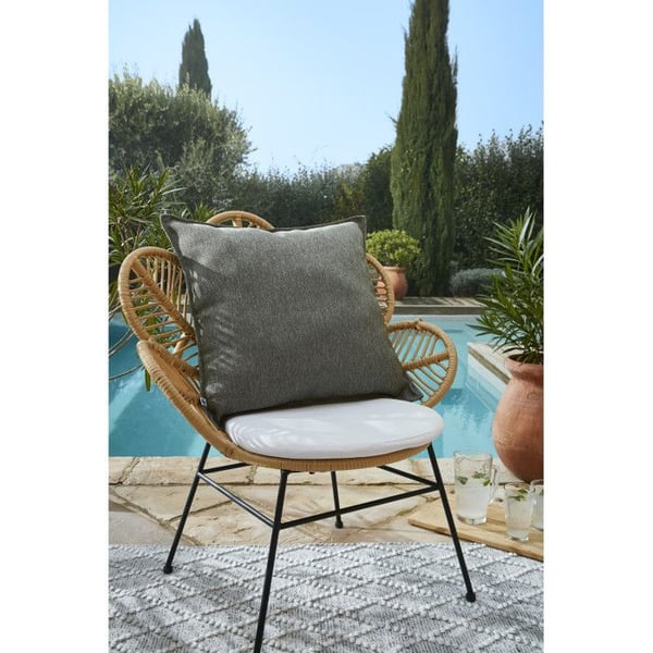 Kuddeöverdrag "Naïa Outdoor" alla mått Fjärilseffekten - Naïa Nénuphar - Kuddeöverdrag 60 x 60 cm