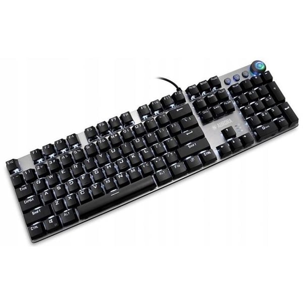 USB-tastatur - IBOX - Aurora K-4 - QWERTY - Sort - Kablet