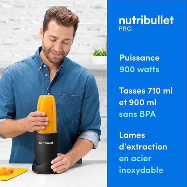 Blender - NUTRIBULLET - Pro - NB907MAB - Svart