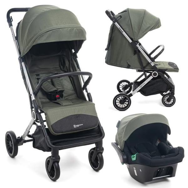 BEBELISSIMO - Kombinerad duo 2 i 1 - bilstol 0+ Lioni – från födseln – upp till 22kg - grön BEBELISSIMO - Kombinerad duo 2 i 1 - bilstol 0+ Lioni – från födseln – upp till 22kg - grön