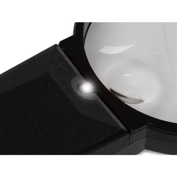 Velleman handlupp, med LED, 2,0x/4,0x, svart