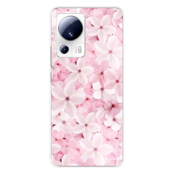 Tryckt silikonfodral som är kompatibelt med Xiaomi 13 Lite Sakura