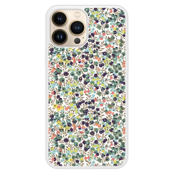 Coque i silikonförstärkt med tryck kompatibel med Apple iPhone 13 Pro Max Liberty Wiltshire Grön