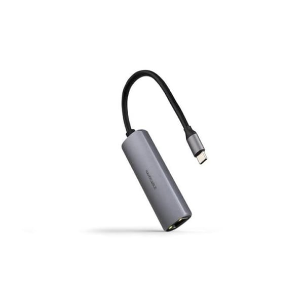 USB Typ C-hub - NANO KABEL - 10.16.4603 - 2 portar - PD 100W - Grå