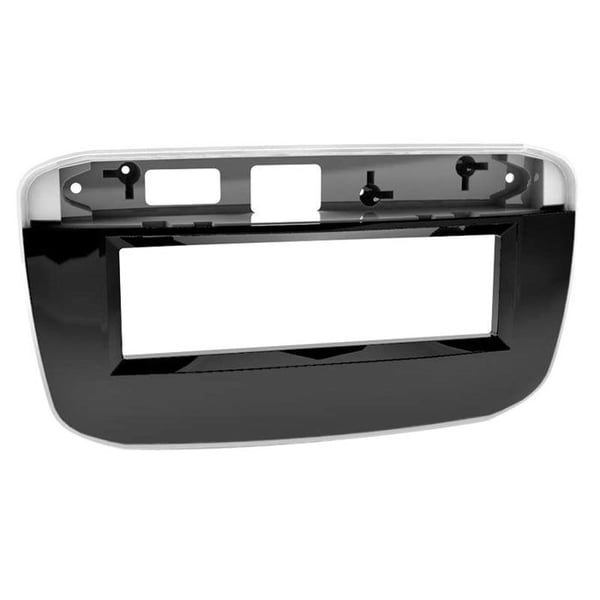 1-DIN frontadapter kompatibel med Fiat Punto EVO 2009 > svart piano