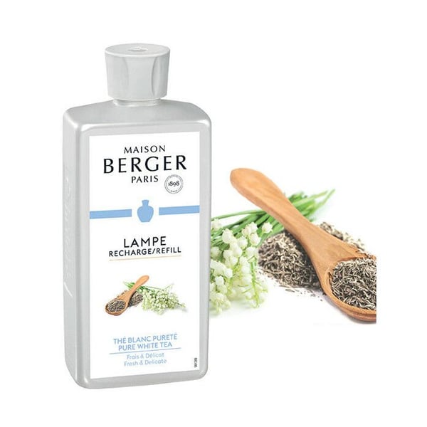 Rekonstruktion doft av hem - Lampe Berger - Vit Te Renhet - 500ml - Färglös - Blommig