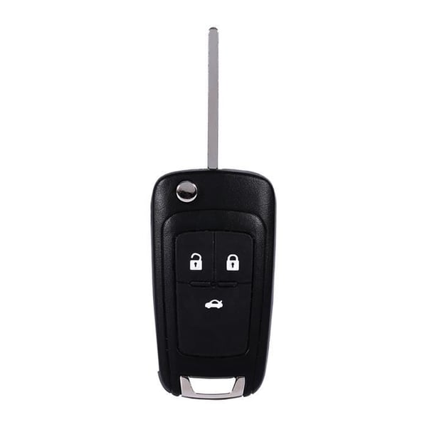 Reservdel för Fjärrkontroll Nyckel med 3 Knappar för Vauxhall Opel Zafira Astra Insignia Holden (Svart)