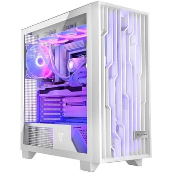 Tour midi - MODECOM - Vulkan PERUN APEX ARGB - Anpassningsbart belysning - ATX-format - Vit färg Tour midi - MODECOM - Vulkan PERUN APEX ARGB - Anpassningsbart belysning - ATX-format - Vit färg