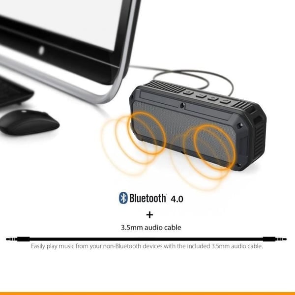 Bluetooth-högtalare - SK-M8 - Bärbar - 16 Timmars Batteritid - Vattentålig IP64 - HD Stereo