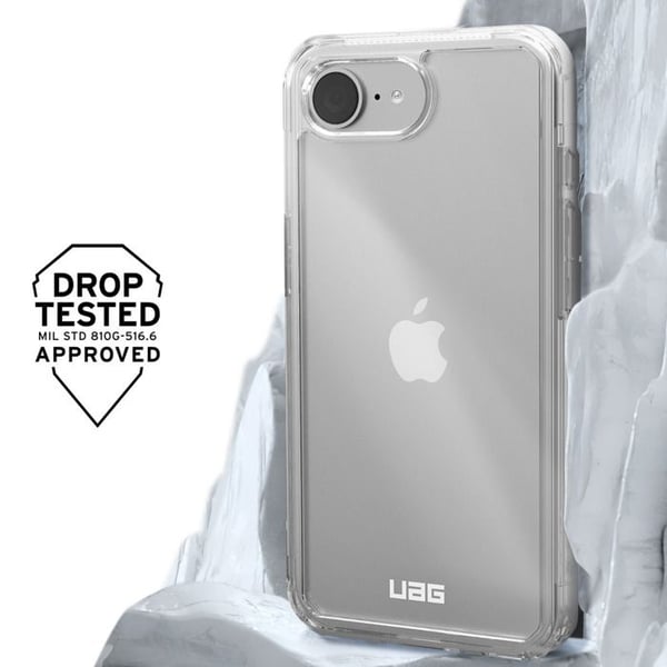 Coque - iPhone 16e - Stötsäkerhet 4.8m - Förstärkta hörn - Transparent baksida