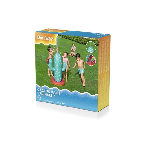 Bestway Uppblåsbar Kaktus Sprinkler 74x56x104 cm +2 År Trädgård 52733