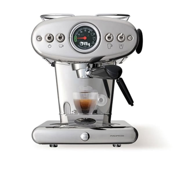 Kaffemaskin - ILLY - Iperespresso X1 Anniversary - Inox - 8 Kapselförpackningar Ingår - Ekonomiläge