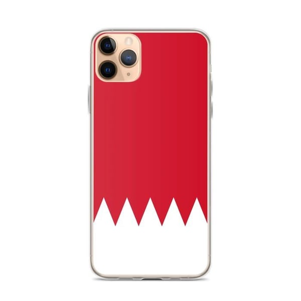 Telefonfodral - PIXELFORMA - Bahrains flagga - Kompatibel med iPhone 11 Pro Max - Flexibel - Stötabsorberande