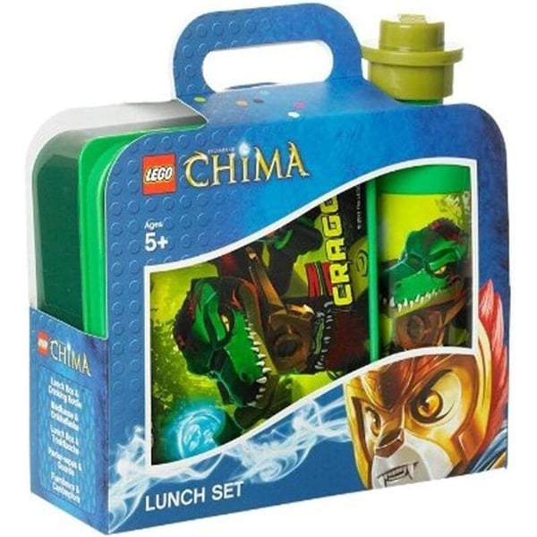 Frukostset - LEGO Chima - Lunchlåda - Flaska - För barn från 3 år Frukostset - LEGO Chima - Lunchlåda - Flaska - För barn från 3 år