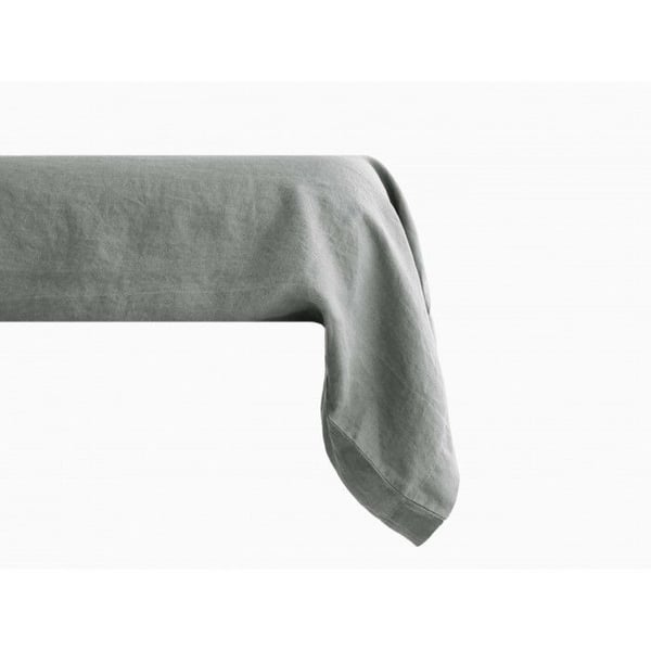 Palace bolsterfodral i ren, färgad, tvättad bomull, 63 trådar/cm² Sydvind - Palace Steel - 43 x 195 cm