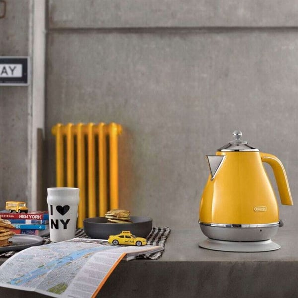 Bouilloire - DE'LONGHI - Icona Capitals - 1,7 L - 2000 W - Gul