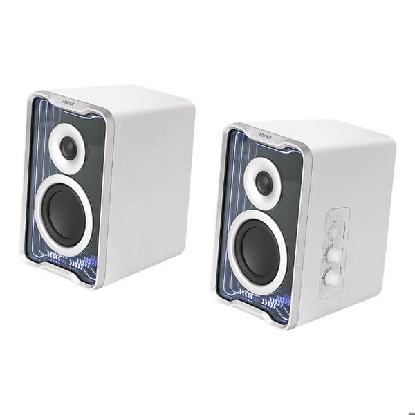 Multimediahögtalare 2.0 - Edifier - QR30 - Vit - 30W RMS - Frekvens 80Hz-20kHz Multimediahögtalare 2.0 - Edifier - QR30 - Vit - 30W RMS - Frekvens 80Hz-20kHz