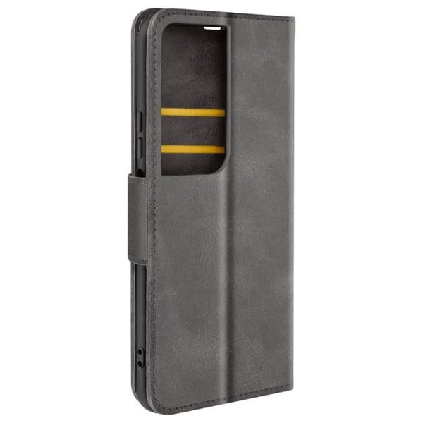 Fodral för Honor 90 Smart - AVIZAR - Flip Wallet Support handledsrem - Grå