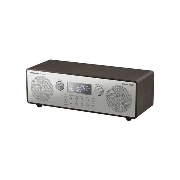 Panasonic Radio DAB/FM RF-D100BTEGT 10W Bluetooth Equalizer 5 Forudinstillinger Bass Reflex LCD Strøm/Batterier Fransk Version