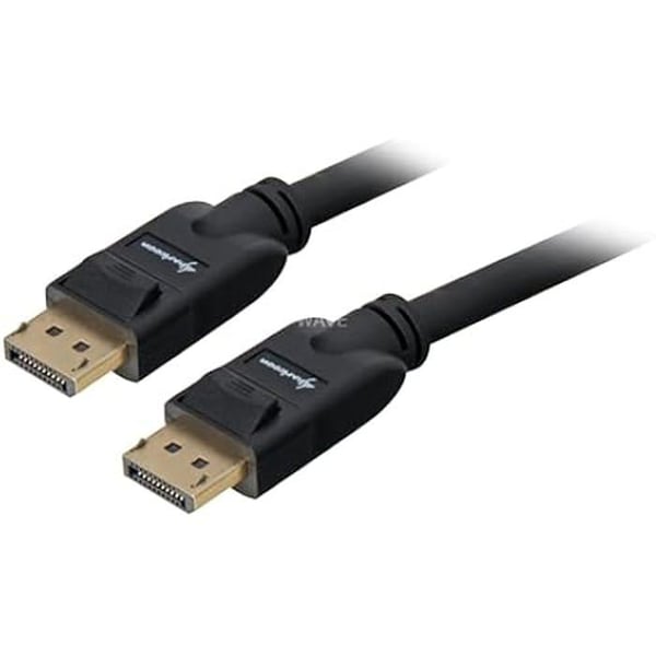 DisplayPort 1.3-kabel - SHARKOON - 1 m - Svart - Ljud/Video - Hane-connector