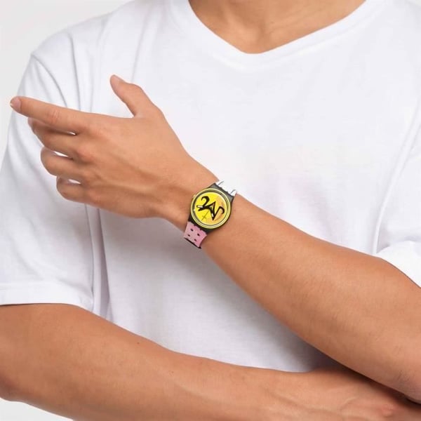 Klocka - SWATCH - Majin Buu X - Silikon och plast - Svart - Quartz Swiss Made
