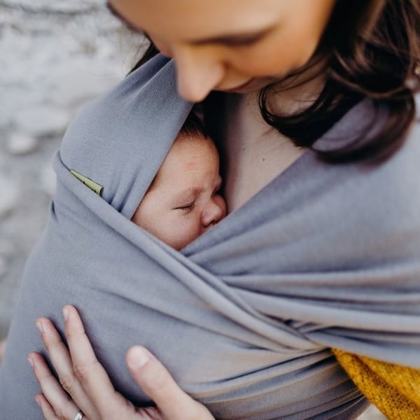 Boba Wrap Bære Sjal Grå - BOBA