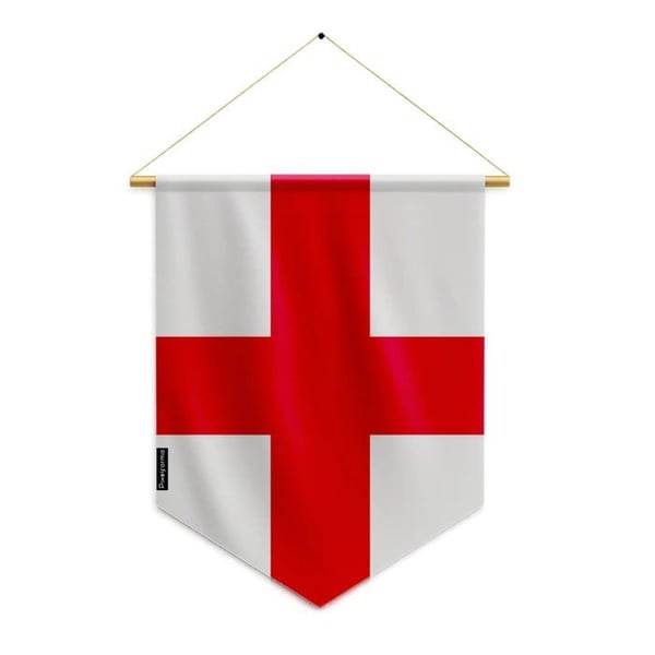 Fanion – Englands flagga – 30 x 45 cm – Polyester – Att hänga – Pixelforma