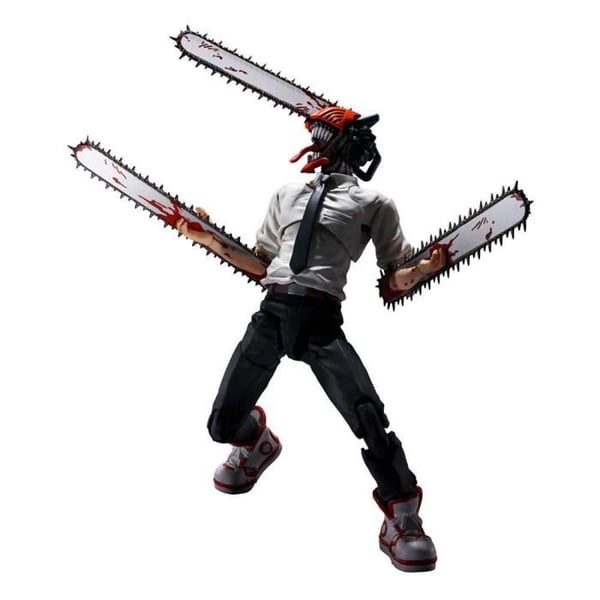Figur - Bandai - S.H Figuarts Chainsaw Man - 15 cm - Avancerat artikulationssystem - Tillbehör ingår